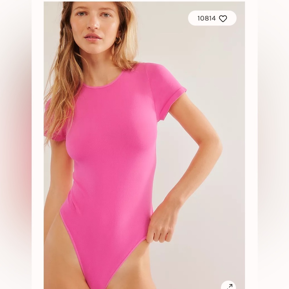 Free people intimately Clean Lines Tee Bodysuit